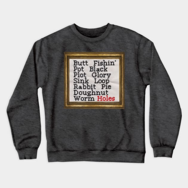 Cross Stitch Art Crewneck Sweatshirt by StevenBaucom